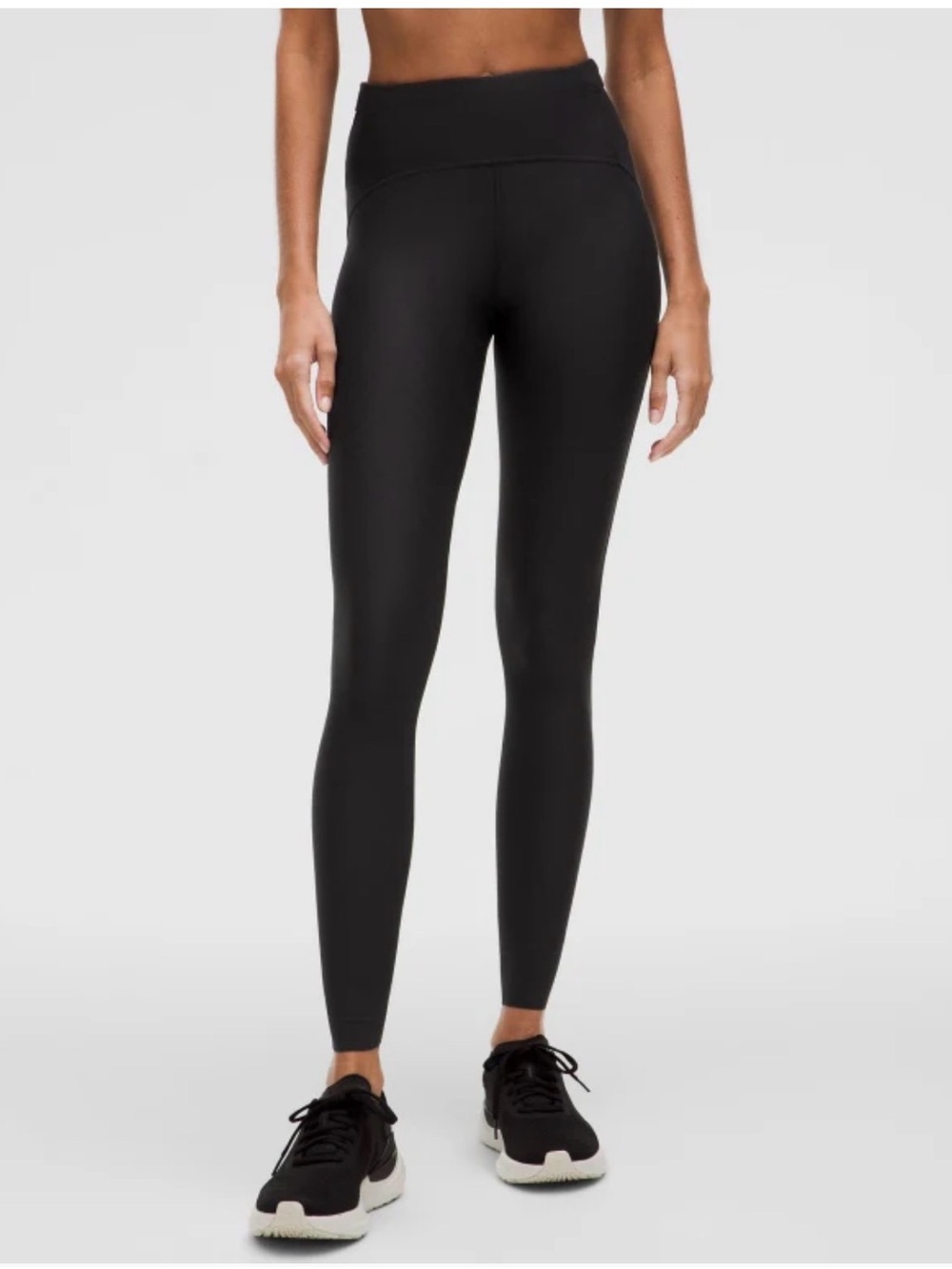 lululemon Senseknit Black High-Rise Performance Leggings with pockets
